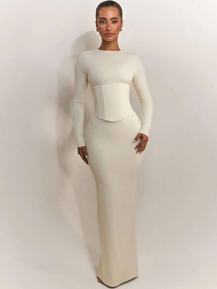 שמלת מקסי ייחודית- באטומי