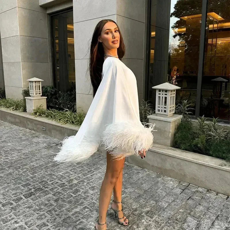 שמלת מיני חצי כתף- טיילור