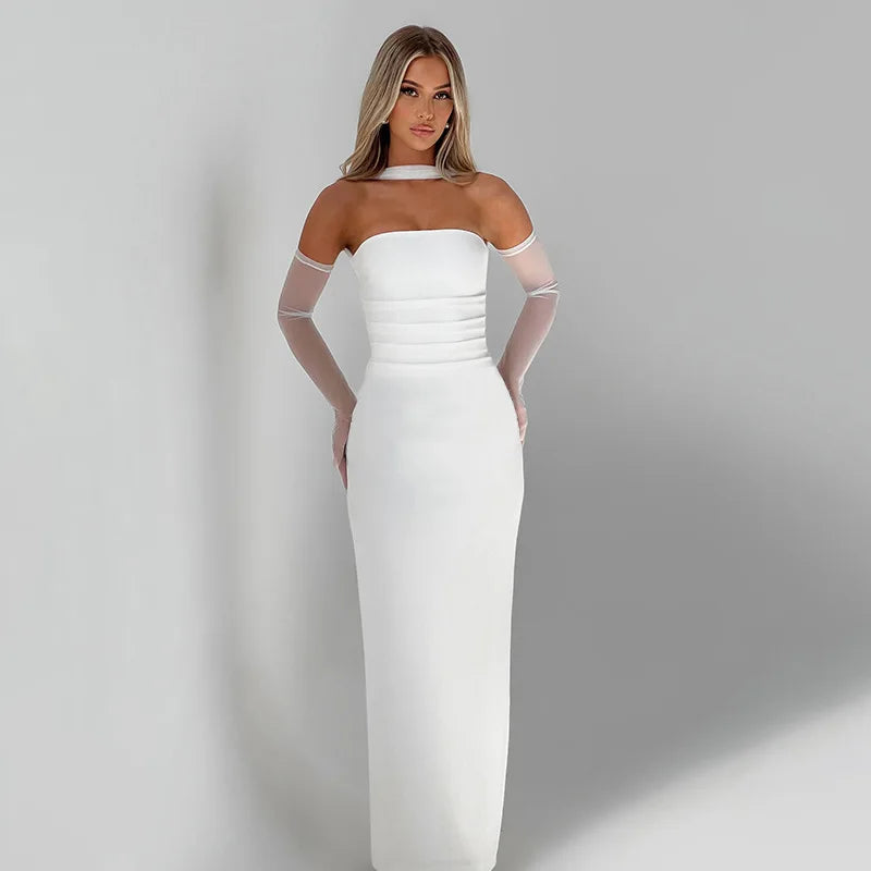 שמלת סטרפלס אלגנטית- אדל