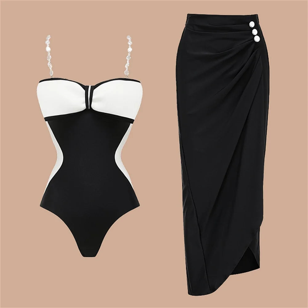 בגד ים שלם וחצאית תואמת- קימברלי