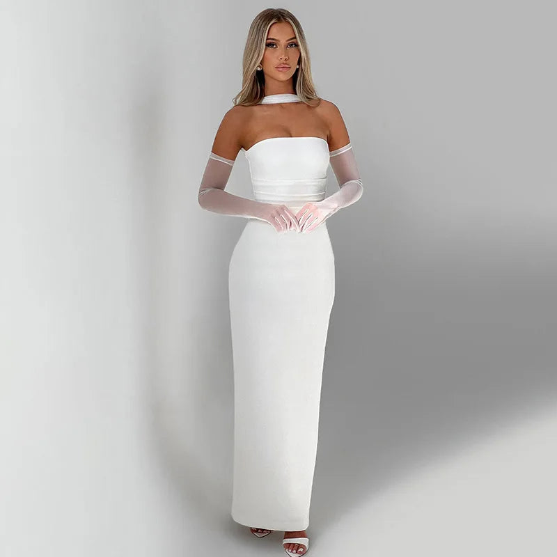 שמלת סטרפלס אלגנטית- אדל