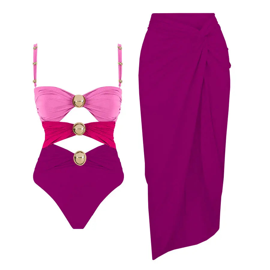 בגד ים וחצאית תואמת- זנזיבר