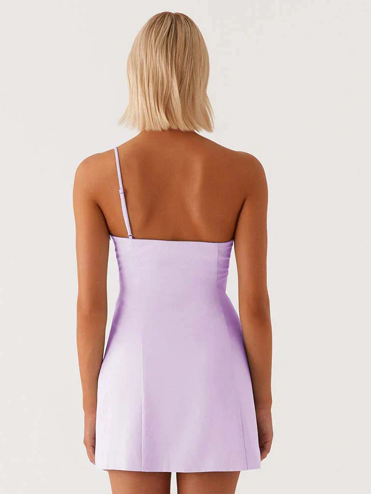 שמלת מיני בשילוב פרחים- מאגי