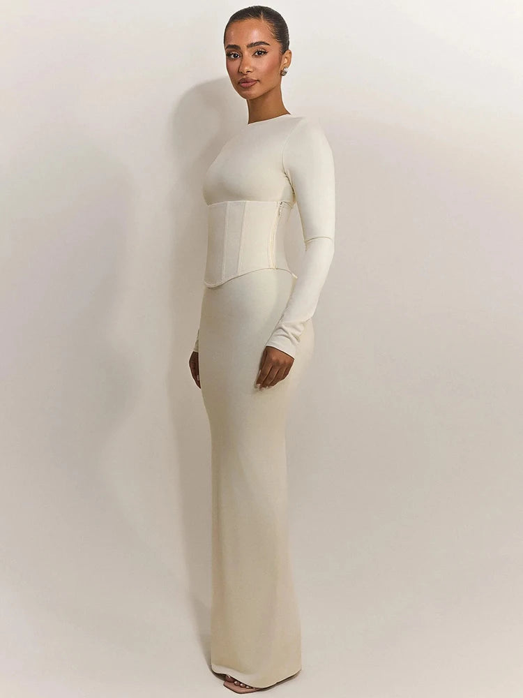 שמלת מקסי ייחודית- באטומי