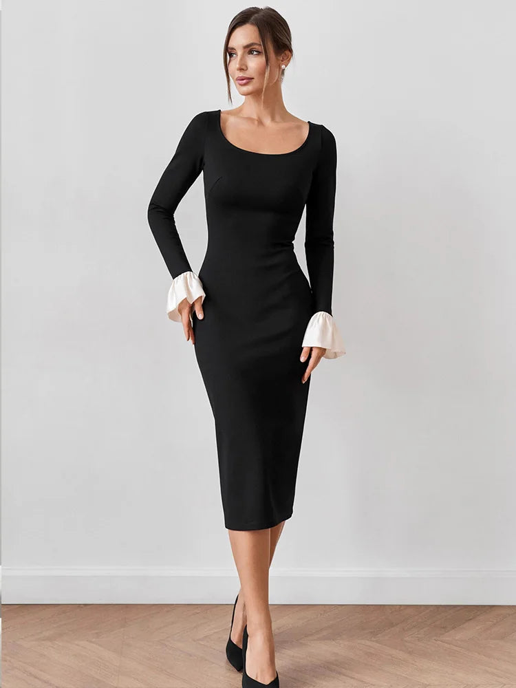 שמלת מקסי מחמיאה- שי