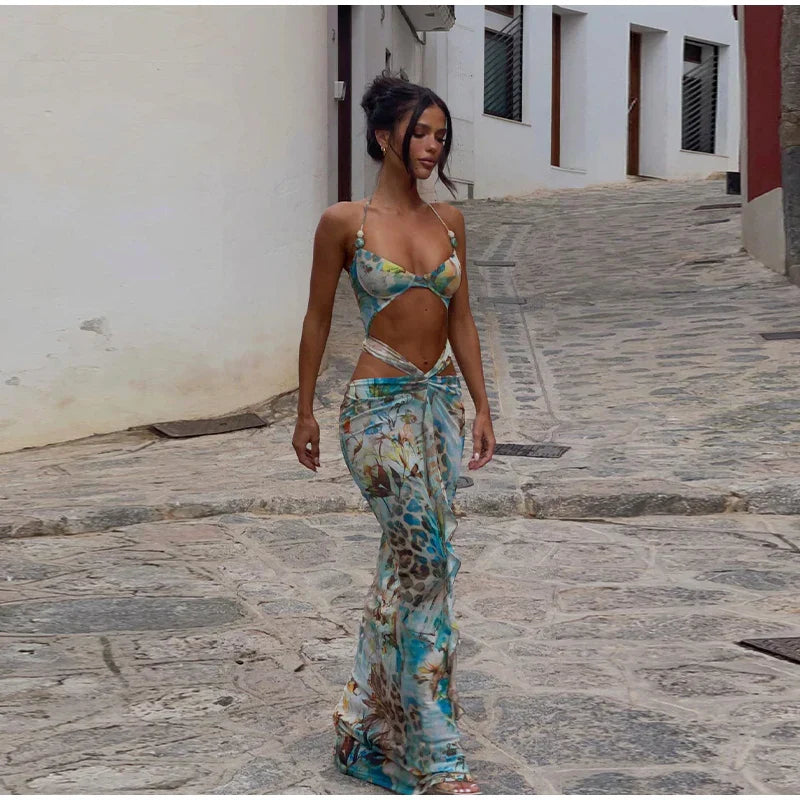 שמלת מקסי אלגנטית- מיקונוס