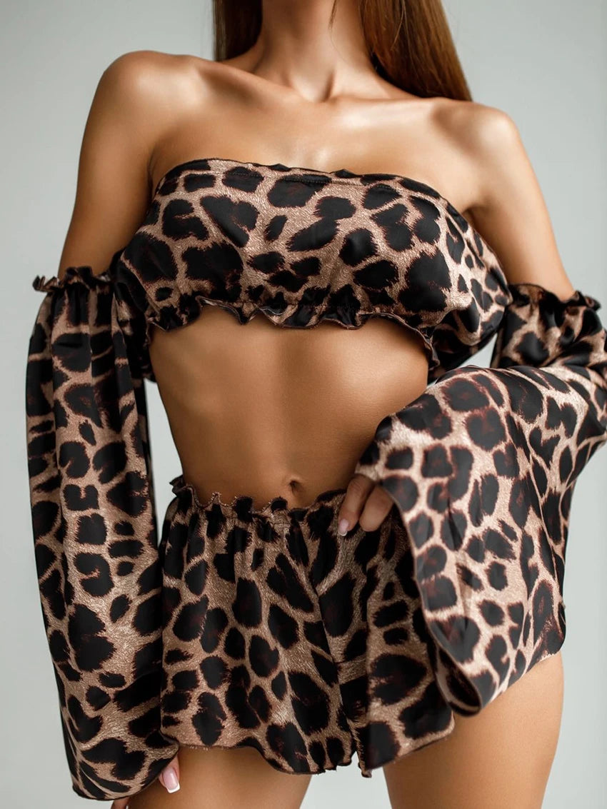 סט פיג'מה מנומר- מדריד