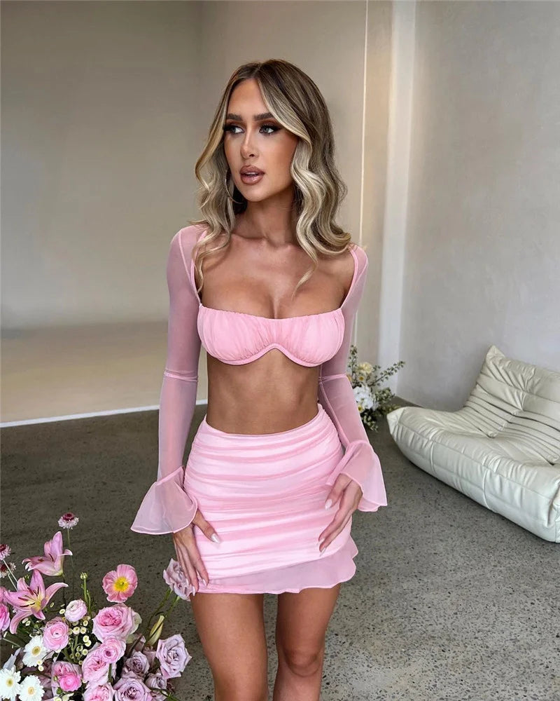 חליפת מיני שיפון- מילאן