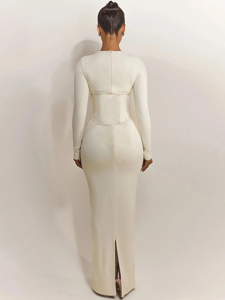 שמלת מקסי ייחודית- באטומי