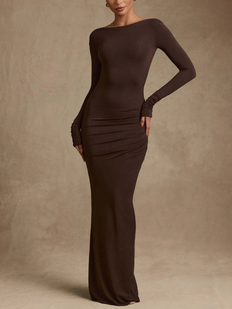 שמלה אלגנטית- לבנה