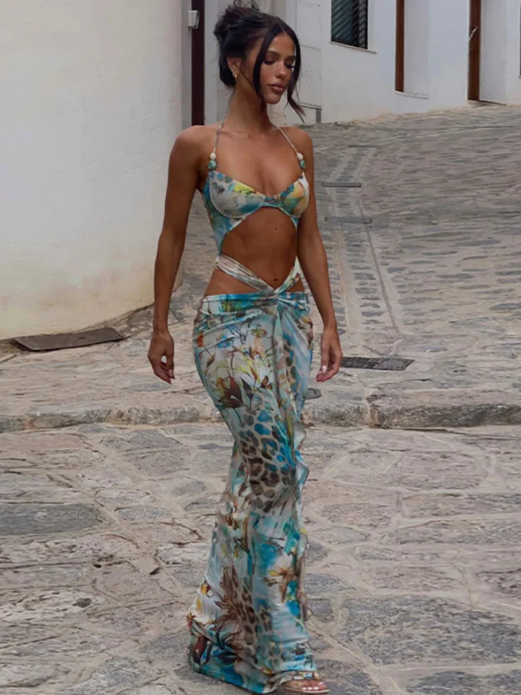 שמלת מקסי אלגנטית- מיקונוס