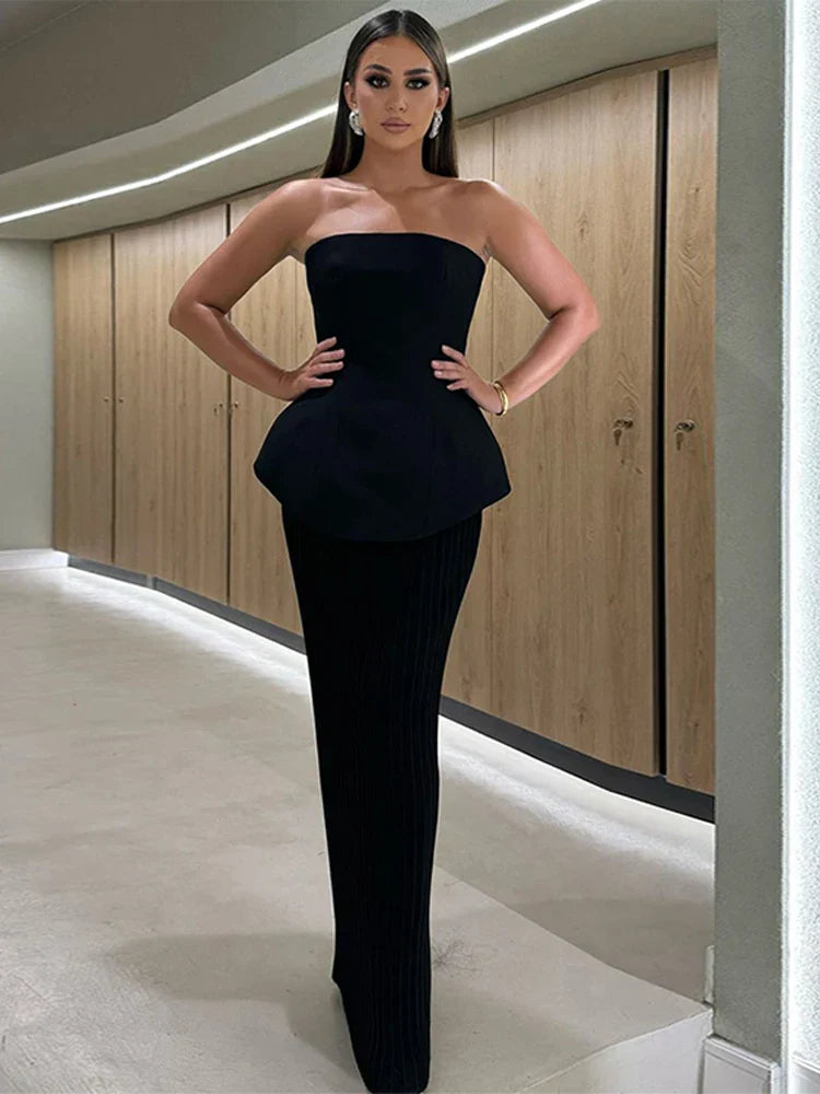 חליפת ערב סטרפלס- היילי