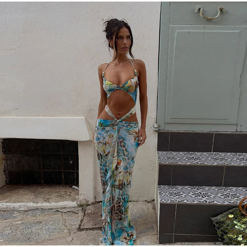 שמלת מקסי אלגנטית- מיקונוס