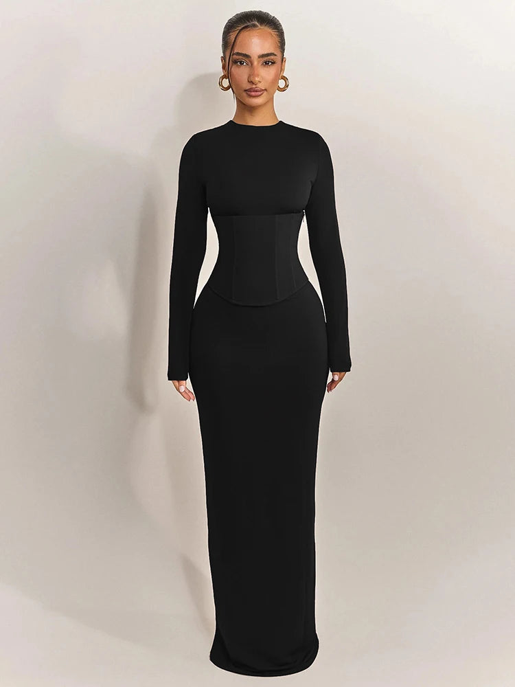 שמלת מקסי ייחודית- באטומי