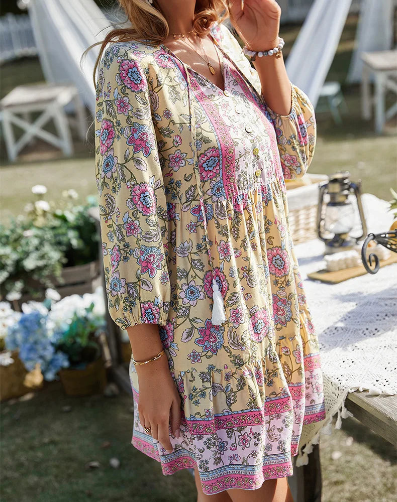 שמלת קיץ אתנית- סיישל