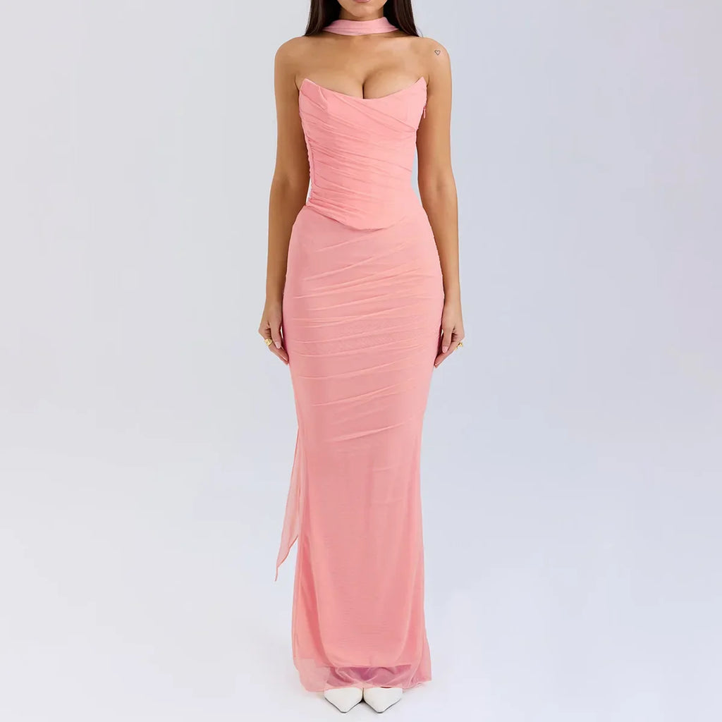 חליפת סטרפלס מחטבת- מיכאלה