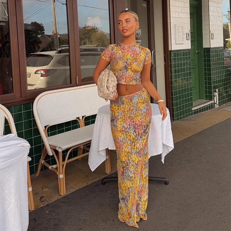 חליפת קיץ פרחונית- עדן