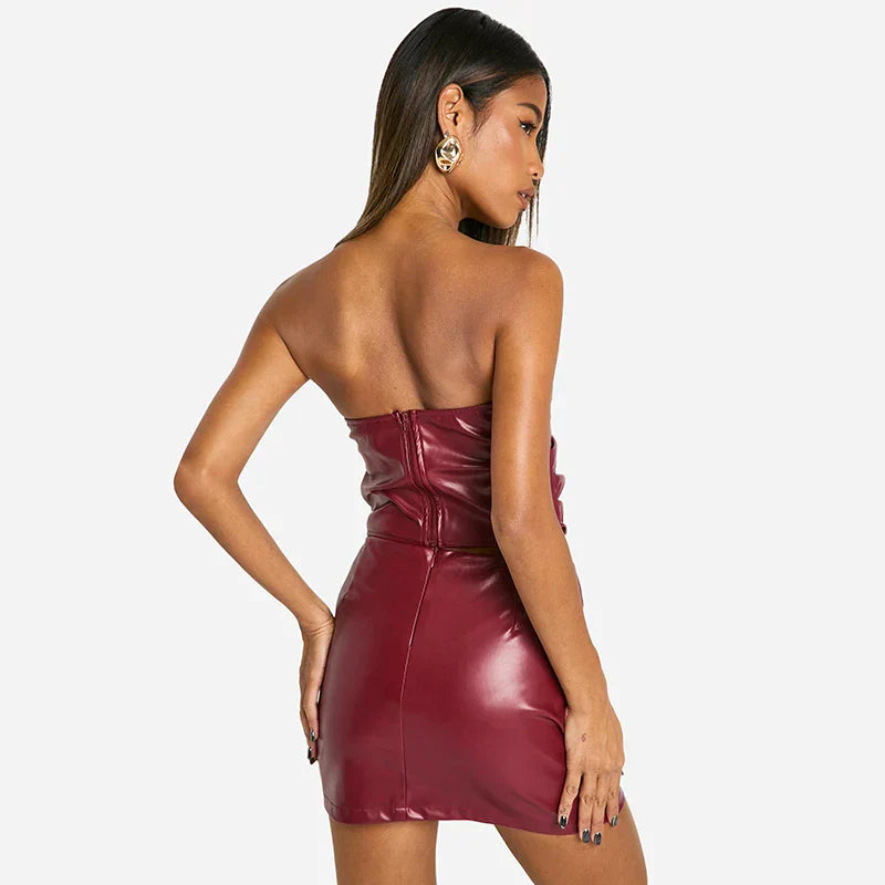 חליפת מיני עור- אורין