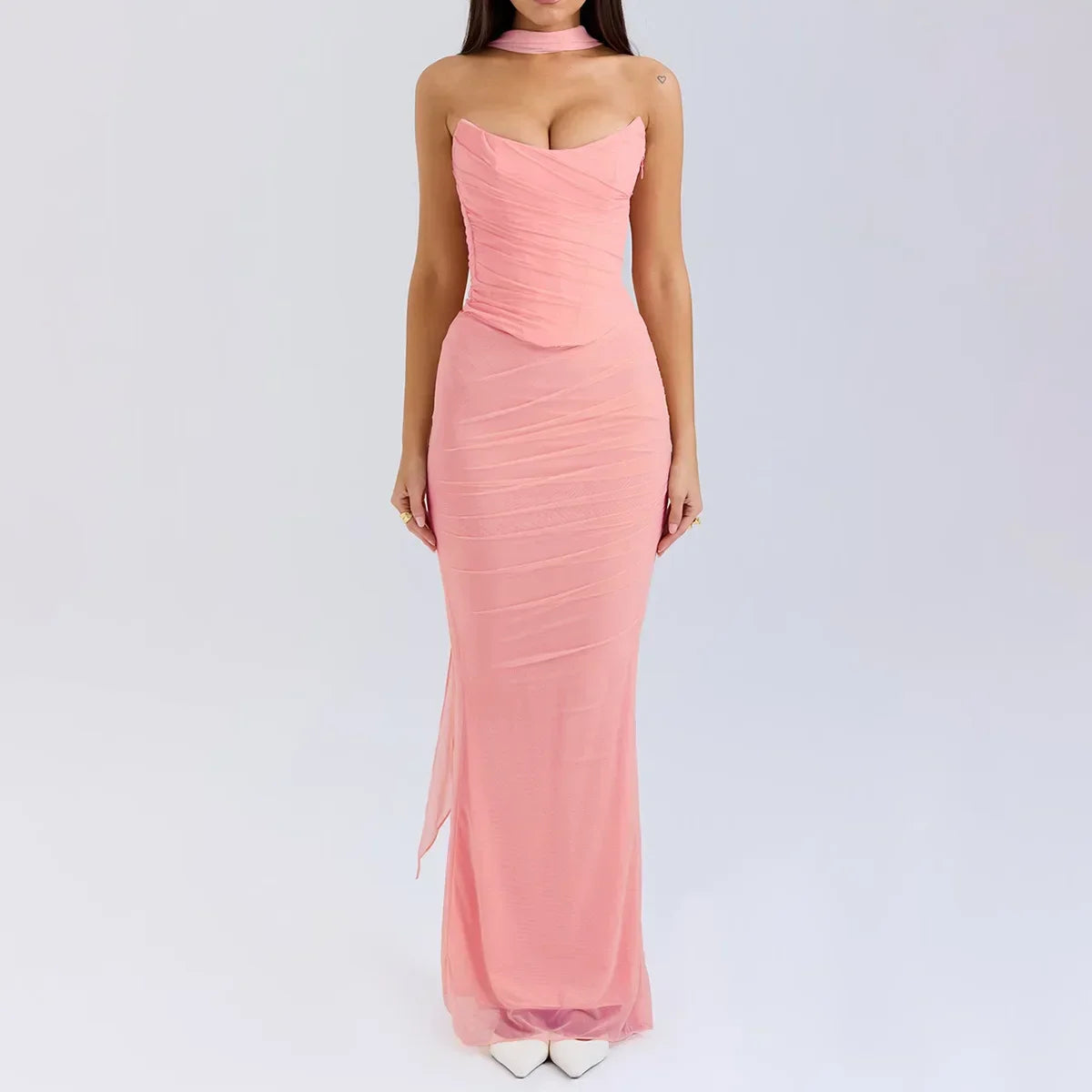 חליפת סטרפלס מחטבת- מיכאלה