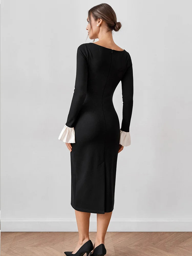 שמלת מקסי מחמיאה- שי