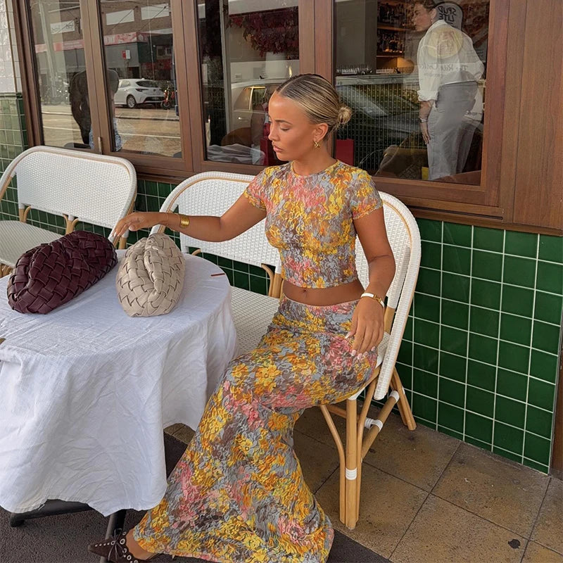 חליפת קיץ פרחונית- עדן