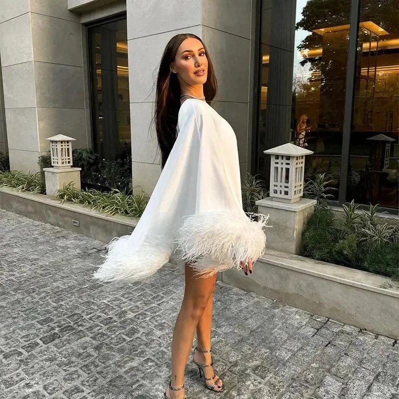 שמלת מיני חצי כתף- טיילור